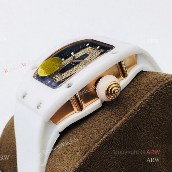 Hot Sale Replica Richard Mille RM 07-01 White Ceramic Case Automatic Watch For Women Hot Sale Replica Richard Mille RM 07-01 White Ceramic Case Automatic Watch For Women