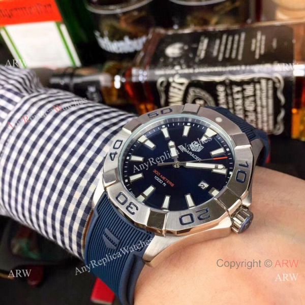 Knockoff Tag Heuer Aquaracer 300M Watch Bright Blue Dial Knockoff Tag Heuer Aquaracer 300M Watch Bright Blue Dial
