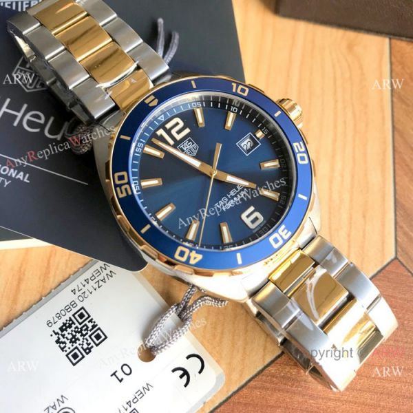 Swiss Replica TAG Heuer Formula One Watch Two Tone Blue Face Swiss Replica TAG Heuer Formula One Watch Two Tone Blue Face