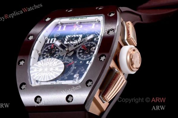 KV Factory Best Replica Richard Mille RM011 Brown Ceramic Flyback Chronograph Watch For Men KV Factory Best Replica Richard Mille RM011 Brown Ceramic Flyback Chronograph Watch For Men