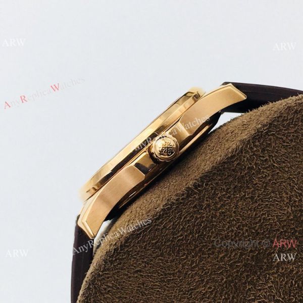 PFF Replica Patek Philippe Aquanaut Luce Lady Quartz Watch Chocolate Dial PFF Replica Patek Philippe Aquanaut Luce Lady Quartz Watch Chocolate Dial