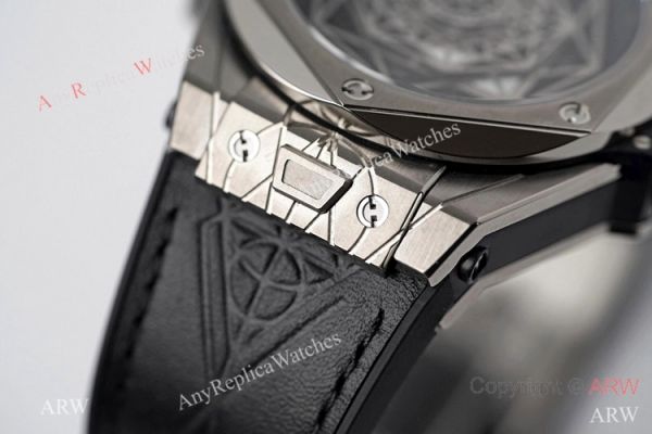 NEW! Swiss Replica Hublot Big Bang Sang Bleu Titanium Watch Black Face NEW! Swiss Replica Hublot Big Bang Sang Bleu Titanium Watch Black Face