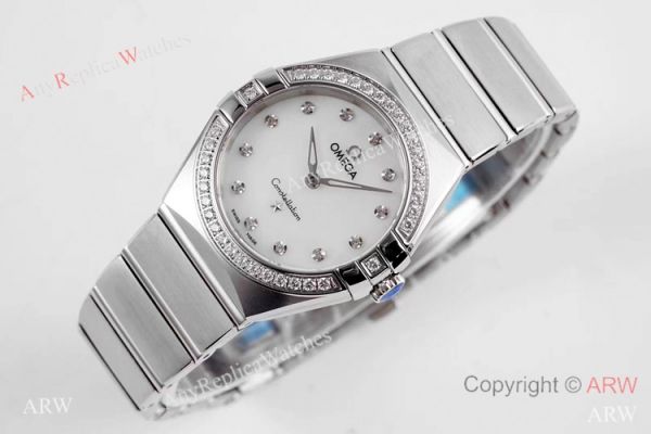 NEW! Swiss Grade Copy Omega Constellation 28mm Watch White MOP Dial NEW! Swiss Grade Copy Omega Constellation 28mm Watch White MOP Dial