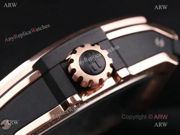 Best Replica Hulot Masterpiece Rose Gold Tourbillon Skeleton Watch Hand-Winding Movement Best Replica Hulot Masterpiece Rose Gold Tourbillon Skeleton Watch Hand-Winding Movement