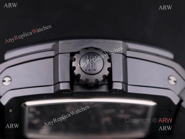 Mens Hublot Masterpiece All Black Rubber Band Tourbillon Watch Replica Mens Hublot Masterpiece All Black Rubber Band Tourbillon Watch Replica