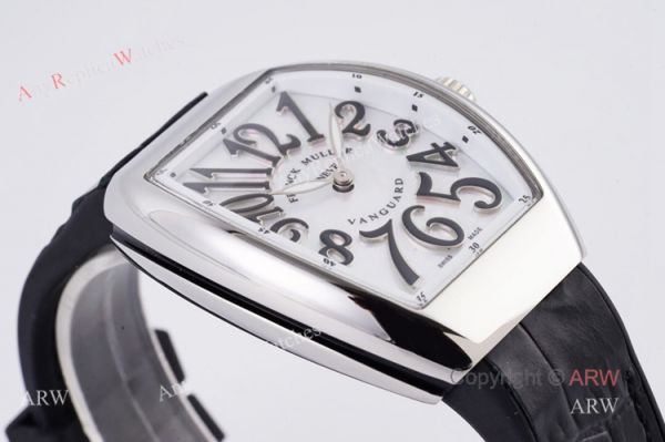 New V32 Franck Muller Vanguard Women Watch Replia with Black Leather Band New V32 Franck Muller Vanguard Women Watch Replia with Black Leather Band
