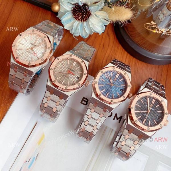 New Replica Audemars Piguet Royal Oak 37mm Lady Watch 2-Tone Rose Gold New Replica Audemars Piguet Royal Oak 37mm Lady Watch 2-Tone Rose Gold