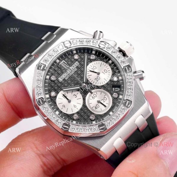 Audemars Piguet Royal Oak Offshore Watches Diamond Bezel Pink Dial Audemars Piguet Royal Oak Offshore Watches Diamond Bezel Pink Dial