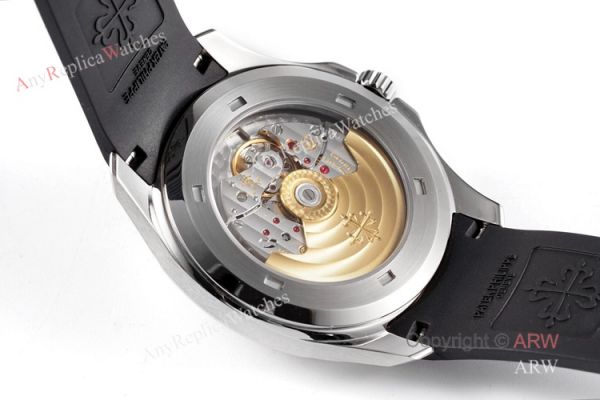 (ZF) Swiss 324 5167A Patek Philippe Aquanaut Grey Dial Black Rubber Band Automatic Watch Replica (ZF) Swiss 324 5167A Patek Philippe Aquanaut Grey Dial Black Rubber Band Automatic Watch Replica