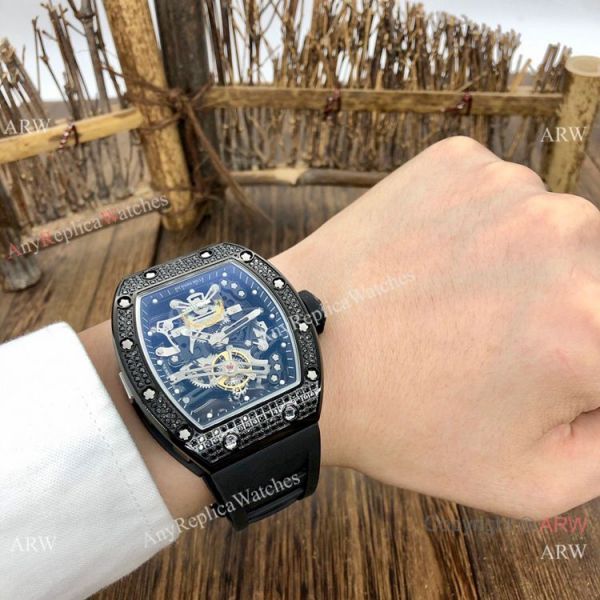 AAA Copy Richard Mille Bubba Watson RM38-01 Watch All Black Diamond AAA Copy Richard Mille Bubba Watson RM38-01 Watch All Black Diamond
