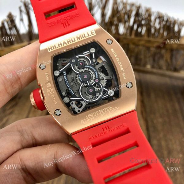 Best Replica Richard Mille RM038 Rose Gold Watches Men Size Best Replica Richard Mille RM038 Rose Gold Watches Men Size