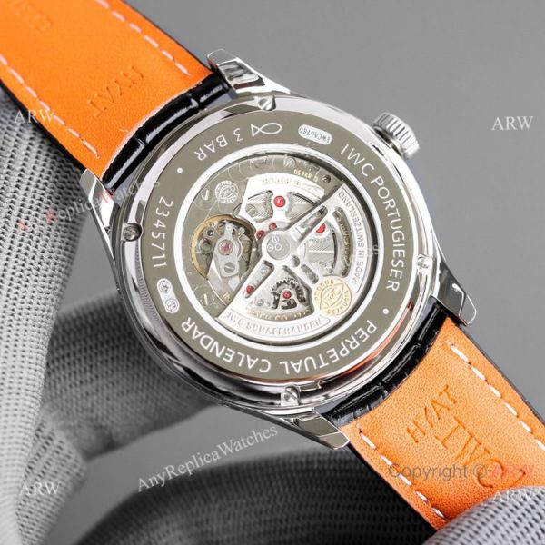 Swiss IWC Portugieser Perpetual Calendar Luxury Replica Watch Black and White Swiss IWC Portugieser Perpetual Calendar Luxury Replica Watch Black and White