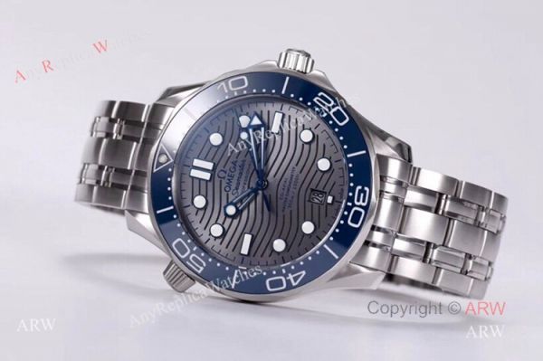 VS Factory Omega Seamaster Diver 300m Grey Wave Dial Omega 8800 Movement Watch Replica VS Factory Omega Seamaster Diver 300m Grey Wave Dial Omega 8800 Movement Watch Replica