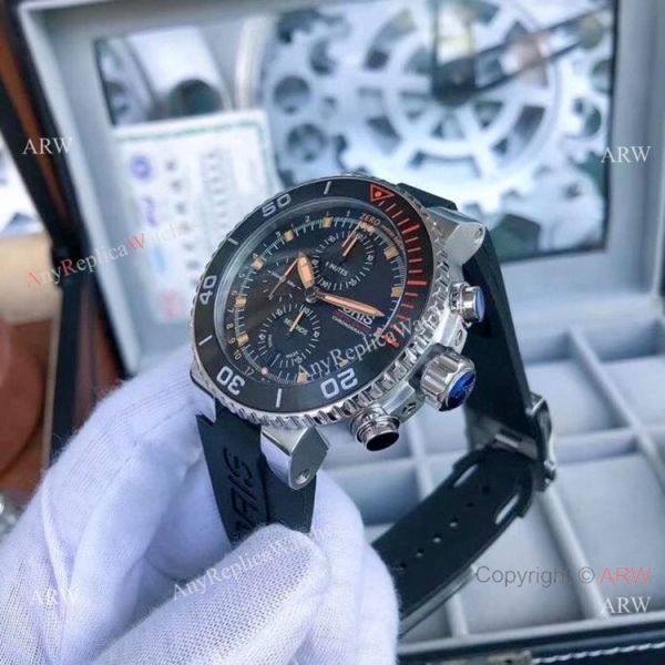Oris ProDiver Chronograph Replica Watches Black Red Oris ProDiver Chronograph Replica Watches Black Red