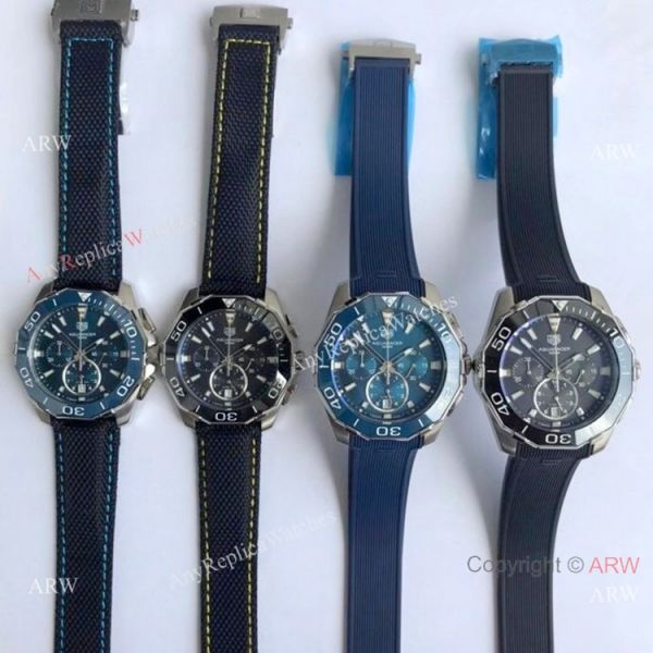 Tag Heuer Aquaracer Chronograph Watches Black Dial Rubber Strap Tag Heuer Aquaracer Chronograph Watches Black Dial Rubber Strap