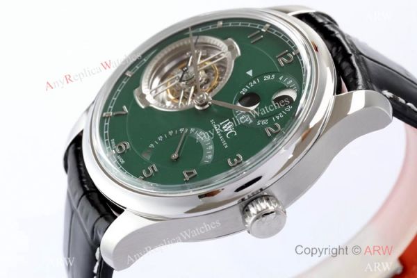 New! Swiss Grade Copy IWC Portugieser Constant Force Tourbillon Watch Green Dial New! Swiss Grade Copy IWC Portugieser Constant Force Tourbillon Watch Green Dial