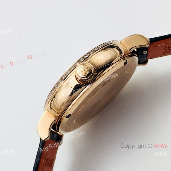 Swiss Copy IWC Portofino Ladies Watch Rose Gold Diamond Bezel Swiss Copy IWC Portofino Ladies Watch Rose Gold Diamond Bezel