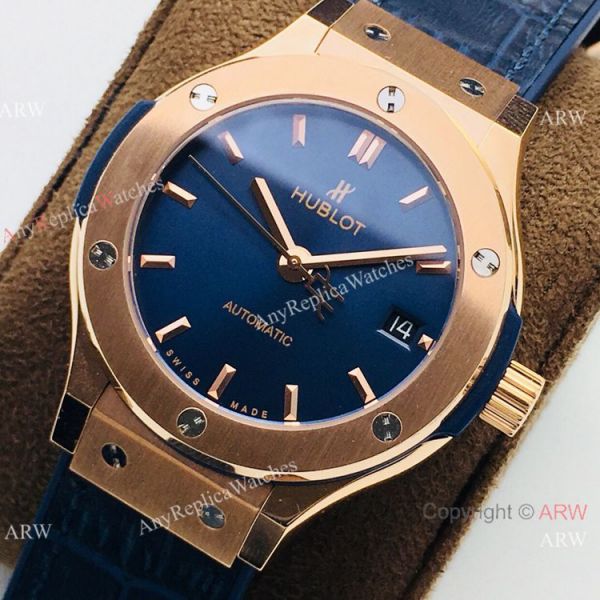 AAA Swiss Copy Hublot Classic Fusion 38 mm Women Watches Rose Gold Case AAA Swiss Copy Hublot Classic Fusion 38 mm Women Watches Rose Gold Case