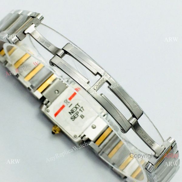 Super Replica Cartier Tank Francaise CC708177 Watch 2-Tone Cream Face Super Replica Cartier Tank Francaise CC708177 Watch 2-Tone Cream Face