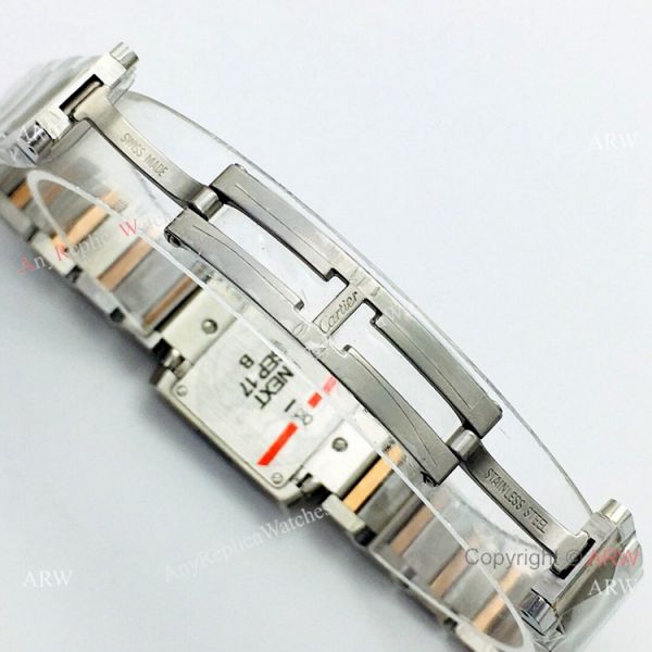 Super Replica Cartier Tank Francaise CC708177 Watch 2 Tone Rose Gold Lady Super Replica Cartier Tank Francaise CC708177 Watch 2 Tone Rose Gold Lady