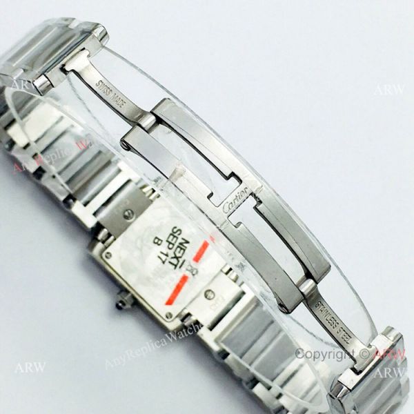 Super Clone Cartier Tank Francaise Cream Dial Diamond bezel Watch Quartz Super Clone Cartier Tank Francaise Cream Dial Diamond bezel Watch Quartz