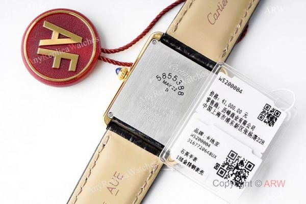 New! AF Factory Cartier Tank Solo Replica Watch Gold and Diamond New! AF Factory Cartier Tank Solo Replica Watch Gold and Diamond