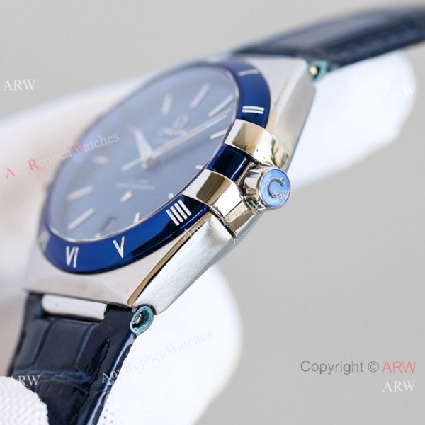 AAA Grade Swiss Replica Omega Constellation Gents Watch Rose Gold and Blue AAA Grade Swiss Replica Omega Constellation Gents Watch Rose Gold and Blue