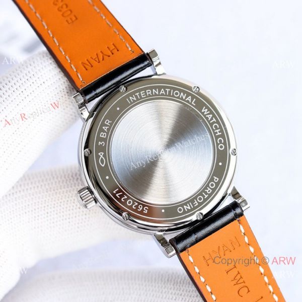 Swiss Replica IWC Portofino Stainless Steel Rhodium Dial Watch 37mm Swiss Replica IWC Portofino Stainless Steel Rhodium Dial Watch 37mm