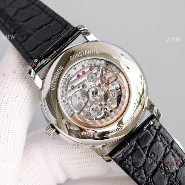 AAA Swiss Replica Vacheron Constantin Patrimony perpetual calendar Watches Black Dial AAA Swiss Replica Vacheron Constantin Patrimony perpetual calendar Watches Black Dial