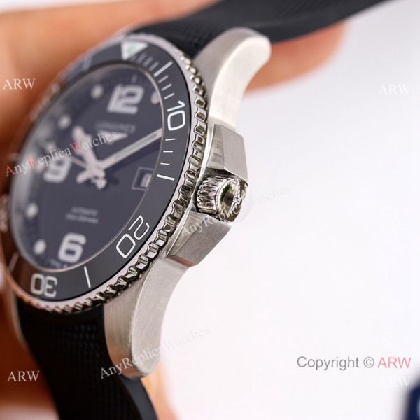 Swiss Copy Longines Hydroconquest Watch Black Ceramic Rubber Strap Swiss Copy Longines Hydroconquest Watch Black Ceramic Rubber Strap