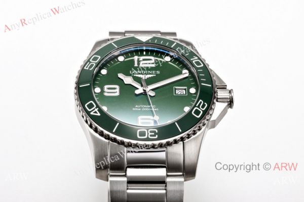 Swiss Grade 1A Longines Hydroconquest Green Ceramic Watch 41mm Swiss Grade 1A Longines Hydroconquest Green Ceramic Watch 41mm