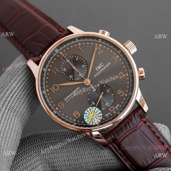 AAA Replica IWC Portuguese Rose Gold White Watches Swiss 7750 Chronograph AAA Replica IWC Portuguese Rose Gold White Watches Swiss 7750 Chronograph