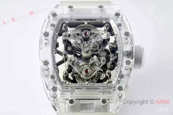 2020 New! True Double Tourbillon EUR Swiss Richard Mille RM 56-02 Sapphire Tourbillon Watch 55mm 2020 New! True Double Tourbillon EUR Swiss Richard Mille RM 56-02 Sapphire Tourbillon Watch 55mm
