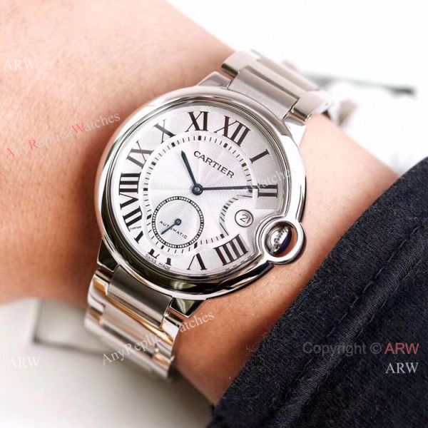 Swiss Replica Cartier Ballon Bleu 42mm XL Watch Stainless Steel Swiss Replica Cartier Ballon Bleu 42mm XL Watch Stainless Steel