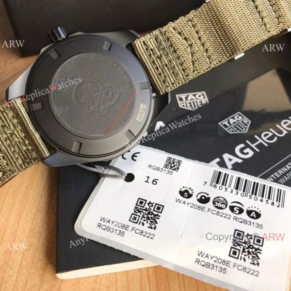 2020 Swiss Replica Tag Heuer Aquaracer Calibre 5 Watch Military Green Nato Strap 2020 Swiss Replica Tag Heuer Aquaracer Calibre 5 Watch Military Green Nato Strap