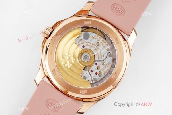 PPF Factory Patek Philippe Aquanaut Cal.324 Watch Copy Rose Gold and Pink PPF Factory Patek Philippe Aquanaut Cal.324 Watch Copy Rose Gold and Pink
