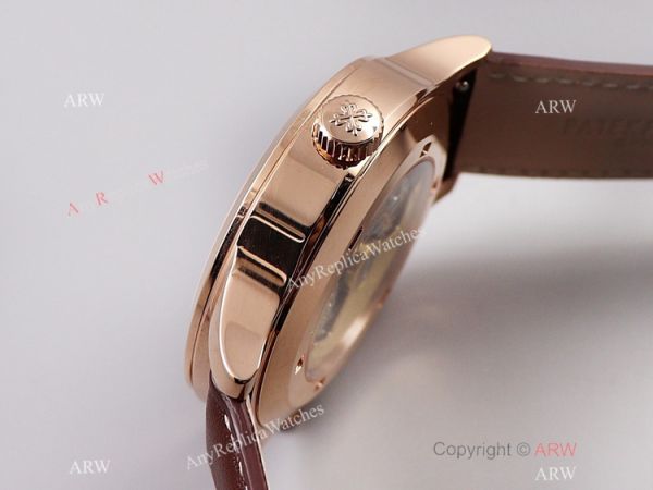 GR Factory Patek Philippe Calatrava Pilot Travel Time Watch Rose Gold GR Factory Patek Philippe Calatrava Pilot Travel Time Watch Rose Gold