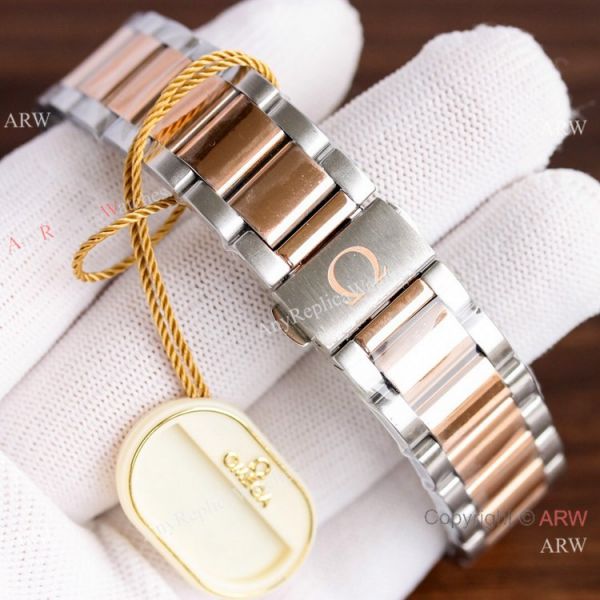 Copy Omega Seamaster 2-Tone Rose Gold Men Watch Simple Style Copy Omega Seamaster 2-Tone Rose Gold Men Watch Simple Style