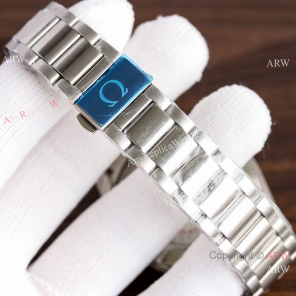 Copy Omega Seamaster Stainless Steel Blue Stick Watch Simple style Copy Omega Seamaster Stainless Steel Blue Stick Watch Simple style