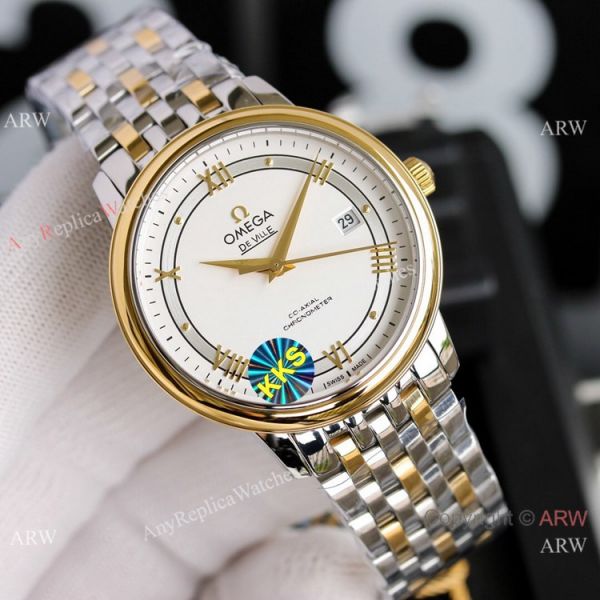 New Copy Omega De Ville Prestige Two Tone Gold Watches New Copy Omega De Ville Prestige Two Tone Gold Watches