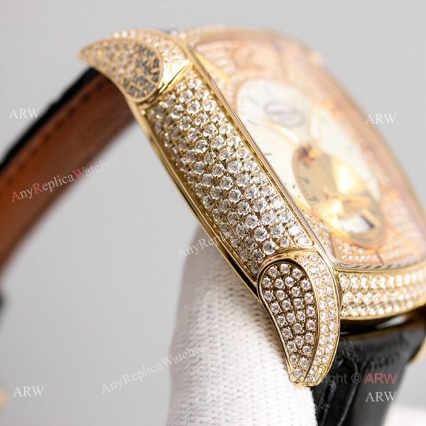 Yellow Gold Parmigiani Fleurier KALPA Diamond Watches Replica For Men Yellow Gold Parmigiani Fleurier KALPA Diamond Watches Replica For Men