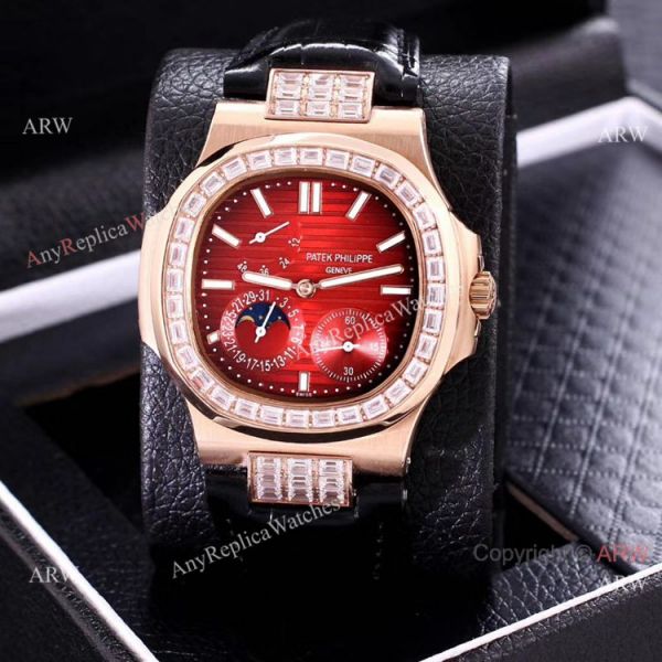 AAA Copy Patek Philippe Nautilus Power Reserve Watch Rose Gold Diamond Bezel AAA Copy Patek Philippe Nautilus Power Reserve Watch Rose Gold Diamond Bezel