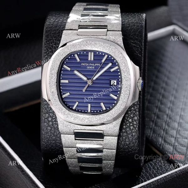 New Replica Patek Philippe Frosted Watch D-Green Dial w-Luminous Markers New Replica Patek Philippe Frosted Watch D-Green Dial w-Luminous Markers