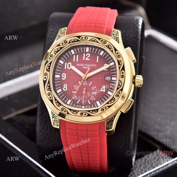 Patek Philippe Aquanaut Engraving Watches Brown Gradient Dial 42mm Patek Philippe Aquanaut Engraving Watches Brown Gradient Dial 42mm