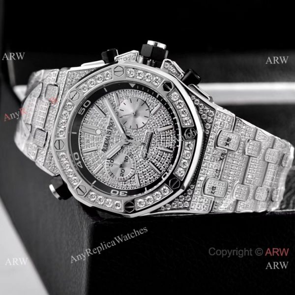 Copy Audemars Piguet Royal Oak Offshore Diver Iced Out Diamond Watches 43mm Copy Audemars Piguet Royal Oak Offshore Diver Iced Out Diamond Watches 43mm