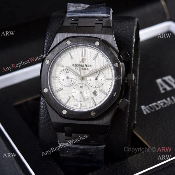 Knockoff Audemars Piguet Royal Oak 41mm Watches Gray Dial Blue Subdials Knockoff Audemars Piguet Royal Oak 41mm Watches Gray Dial Blue Subdials