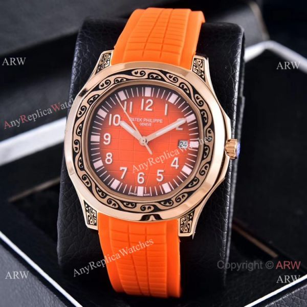 Clone Patek Philippe Aquanaut Rose Gold Engraving Watches Vintage Model Clone Patek Philippe Aquanaut Rose Gold Engraving Watches Vintage Model