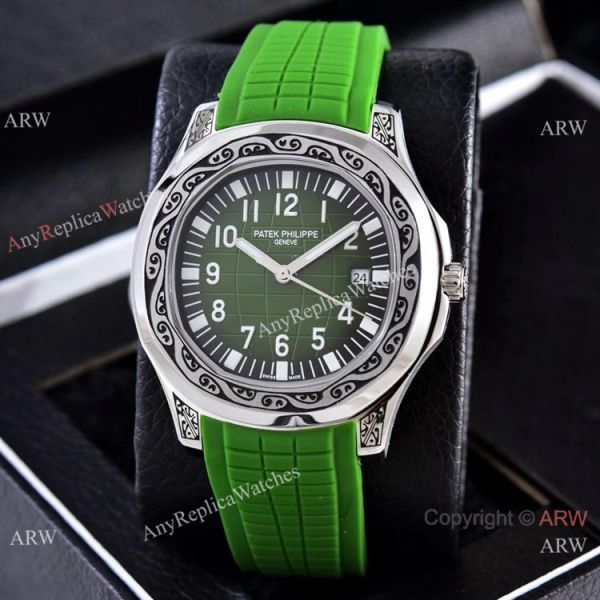 Clone Patek Philippe Aquanaut Silver Engraving Watches Vintage Style Clone Patek Philippe Aquanaut Silver Engraving Watches Vintage Style