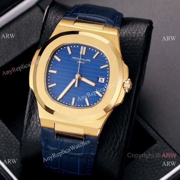 Best Copy Patek Philippe Nautilus 40mm Watches Gold and Black Best Copy Patek Philippe Nautilus 40mm Watches Gold and Black