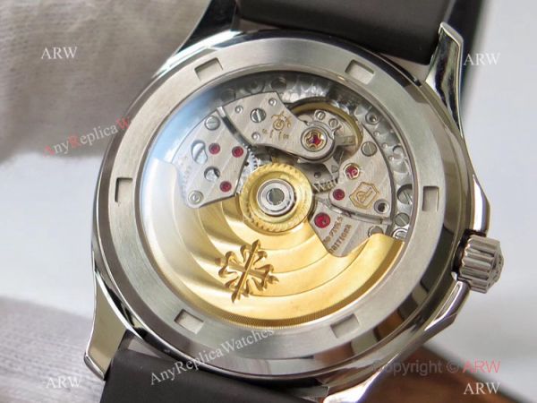 PPF Patek Philippe Aquanaut 324 Automatic Watch Diamond Dial Black Rubber Strap PPF Patek Philippe Aquanaut 324 Automatic Watch Diamond Dial Black Rubber Strap